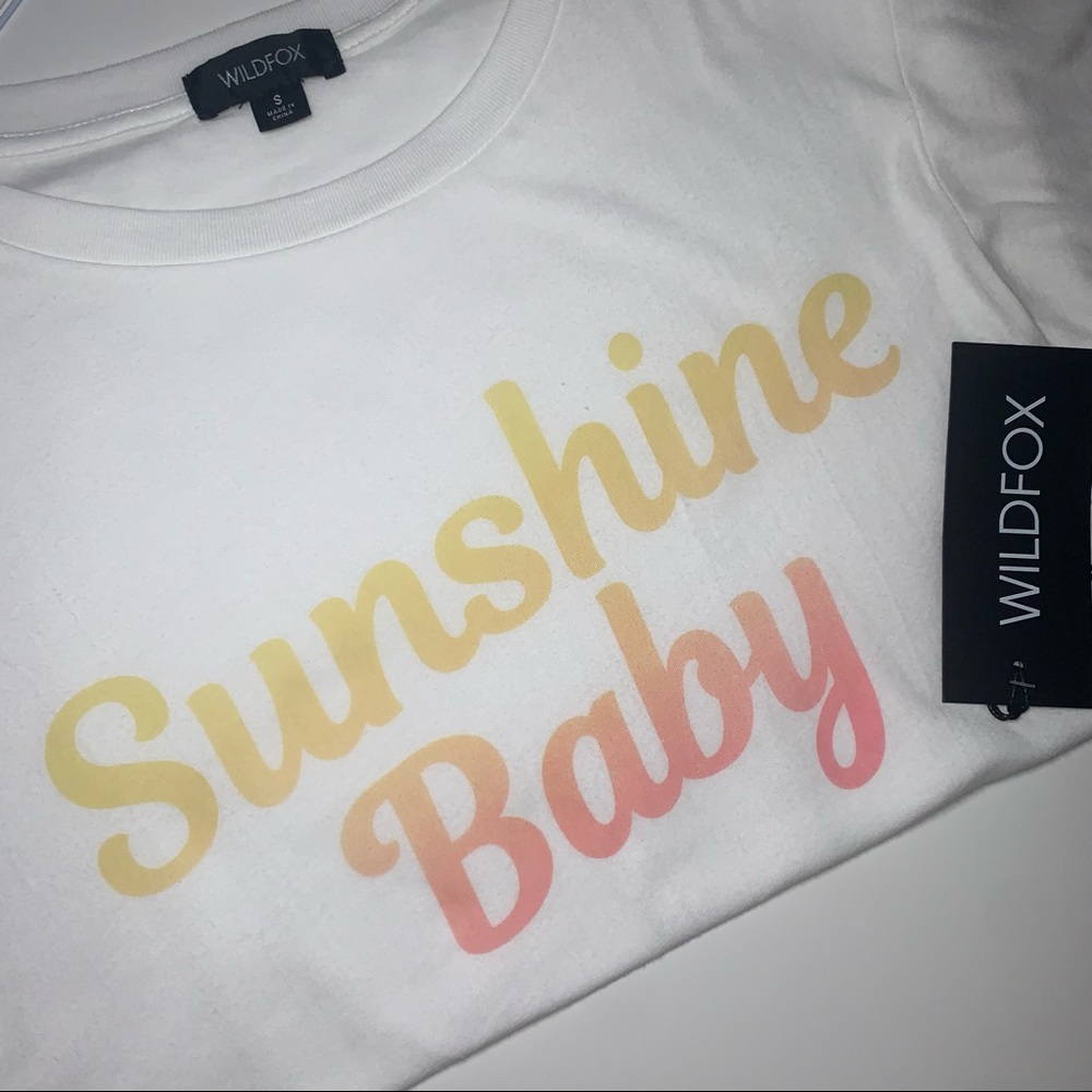 NWT Wildfox Sunshine Baby T-shirt
